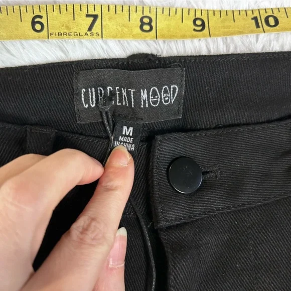 Plaid Patchwork Flare Pants - Picture 6 of 9